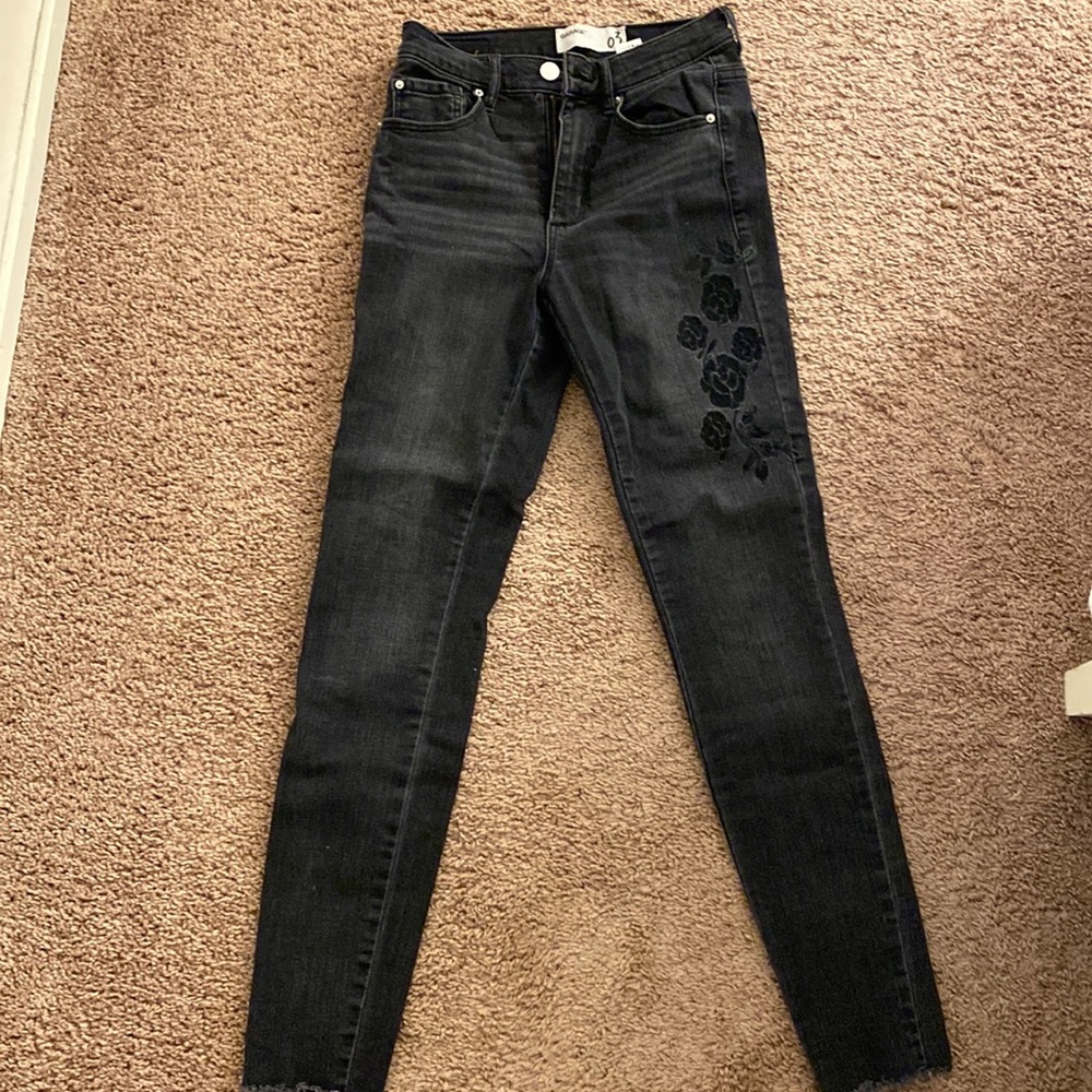 black garage jeans